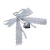 Chaveiro Elegante de Pérolas Imitadas com Contas em Forma de Laço, Ornamento de Bolsa, Nó Borboleta, Joias para Bolsas e Acessórios
