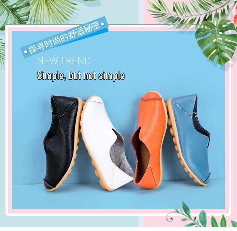 Spring Women's Lace-Up Moccasins: Fashionable Casual Flats in Sizes 35-46