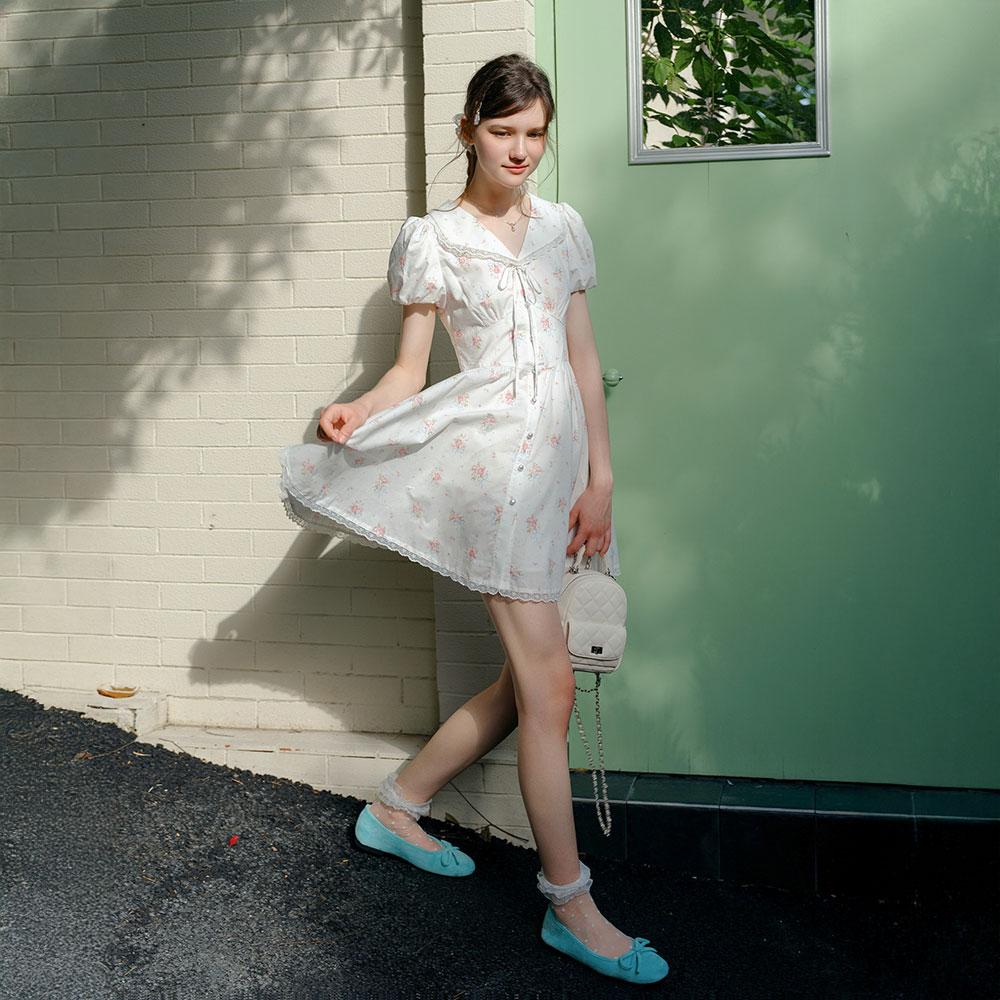 CEST MOIDEW Cest_Pure Floral Mini Dress