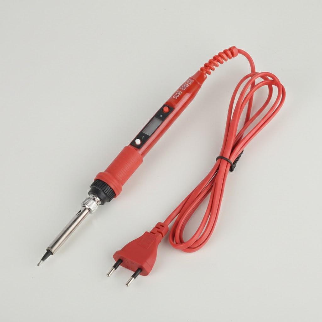 Digital 80W Adjustable Temp Electric Soldering Iron 110V 220V LCD Display Repair Tool Solder Rework Tips Welding Kit