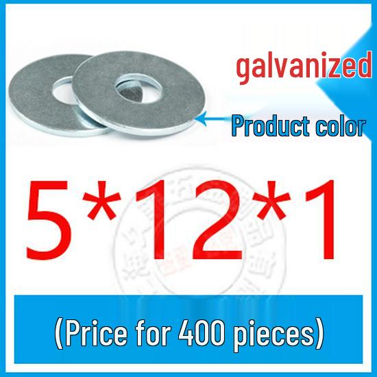 GB96-85 Carbon Steel Galvanized Thickened Oversized Flat Washer, Sizes M3-M20