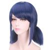 Anime LB Wigs Peluca Marinette Cosplay Wig Double Ponytails Short Straight Blue Heat Resistant Synthetic Hair Wigs + Wig Cap