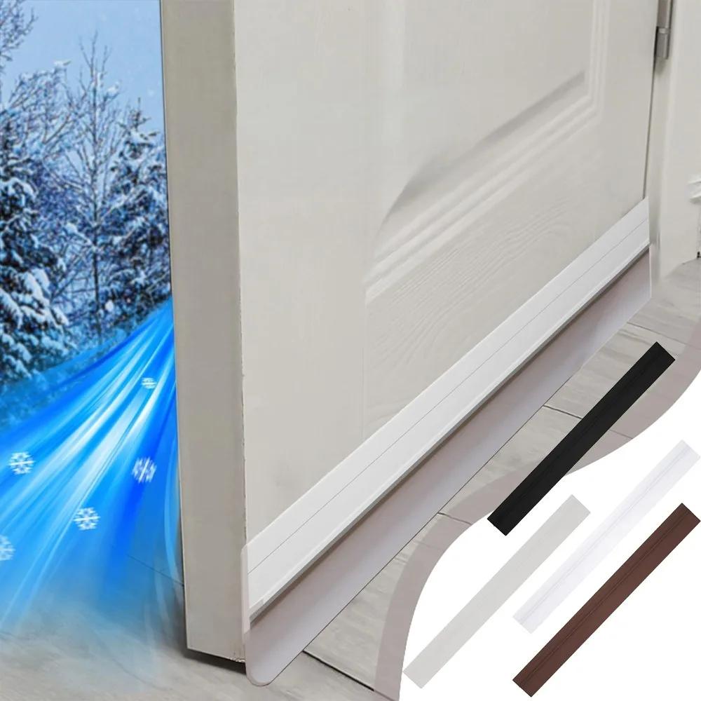 Self Adhesive Door Bottom Seal Strip Soundproof Windproof Dustproof Insulation Weather Strip for Door Window Gap Accessories