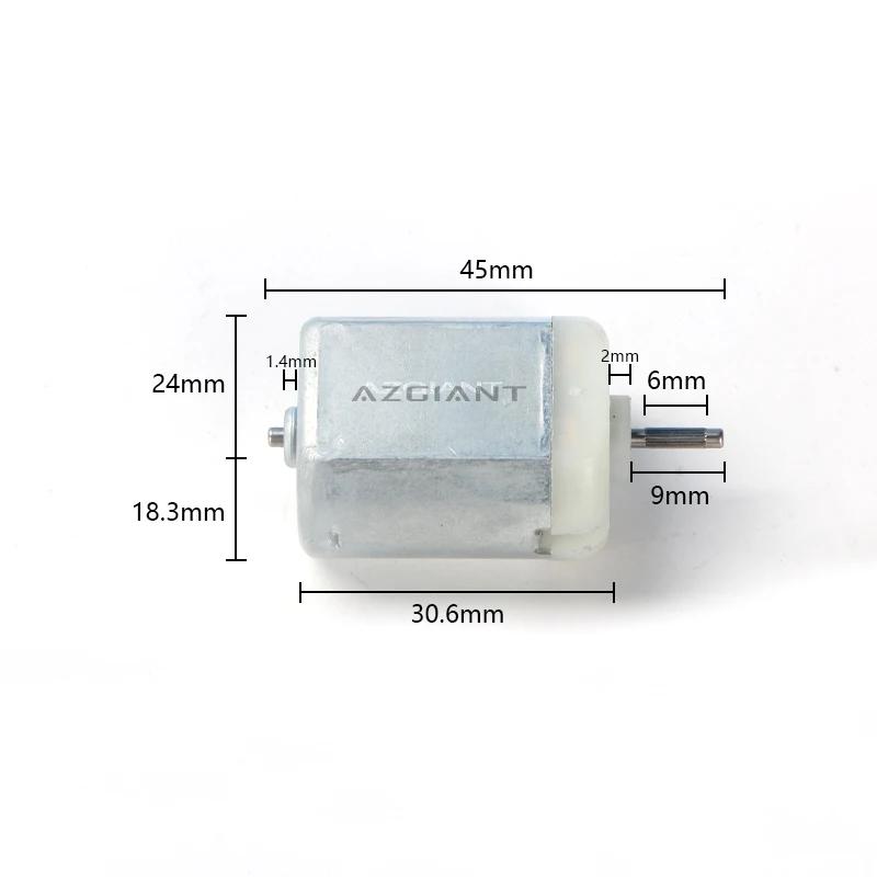 10 pcs AZGIANT FC280 Car latch Door Lock Motor 12V DC folding mirror motor, ESL steer ELV lock motor, gas tank motor fuel engine