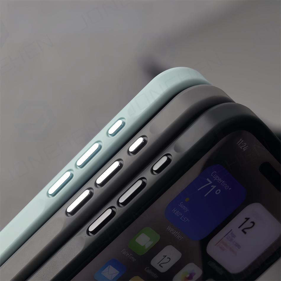Heat Dissipation Mesh For  Magnetic Wireless Charge Case For For Iphone 16 1 14 Plus 13 12 17 Pro Max Breathable Armor Cover