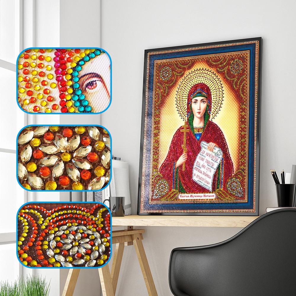 5D Diamond Drawing Multi Figure Special Shaped Diamond Religious Type Cross Stitch DIY Embroidery Home Decoration Gift