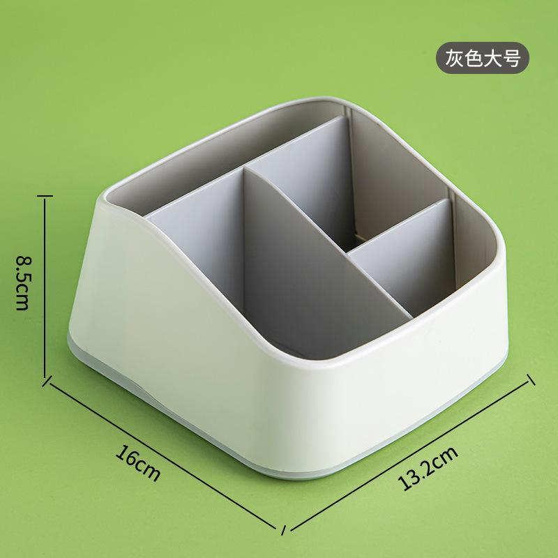 Remote Control Holder 4 Slot Desktop Storage Box TV Remote Control Phone Storage Holder Stationery Organizer Home Organizer