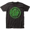 Hulk Fist Bump T Shirt Mens Licensed Marvel Superhero Avengers Movie Tee Black