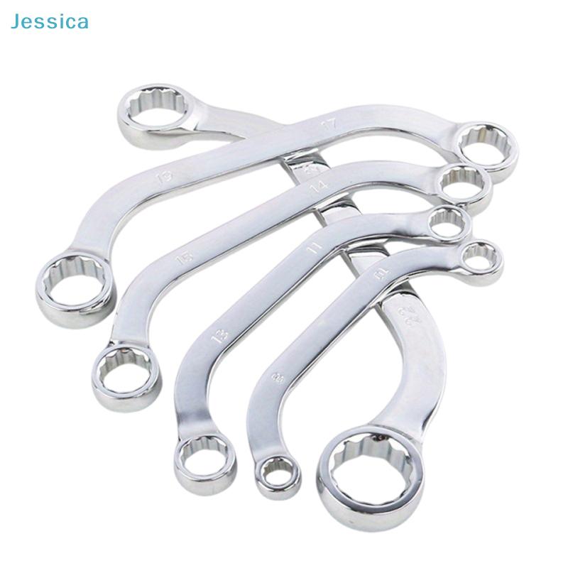 S Type Double Ended Allen Wrench Combination Ring Spanner Plum Plate Curved Machine Fastener Repair Tools