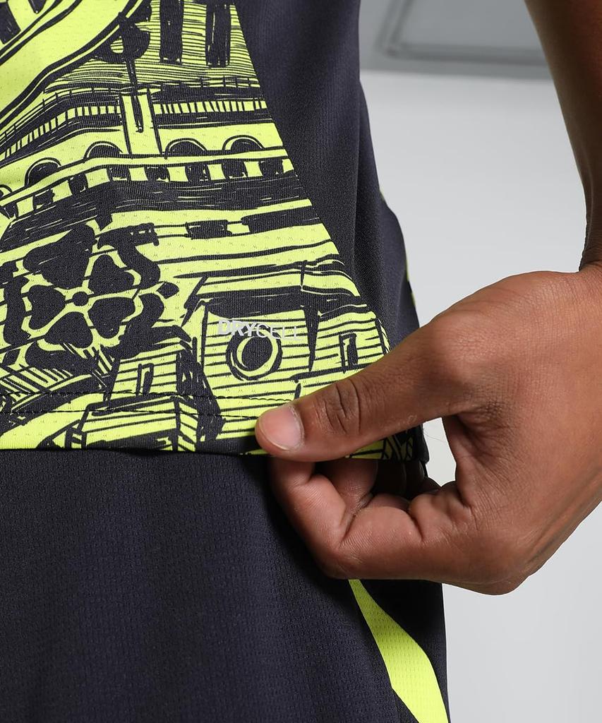 Sporty MCFC Prematch SS Shirt 777578 24 Color Yellow Blue [PUMA] Men's Fall/Winter Glow/Magic (14)