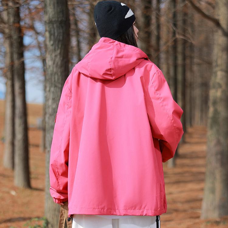 Jacket Men's Streetwear Waterproof Windproof Oversized Workwear Coat for Hiking Camping Fishing Hooded Outdoor Techwear