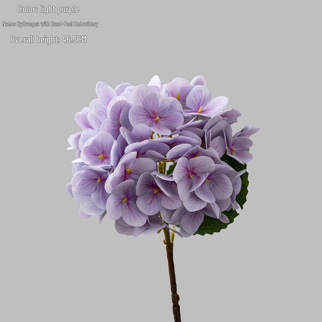 Hydrangea Faux Flower - Realistic Wedding Decoration with INS Style