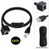 Cablecc RJ45 Extension Cable 304 with Signal CAT6 8P8C STP UTP Male To Female LAN Ethernet Network Patch 60cm On/Off Switch, Cord,