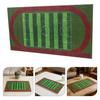NOLITOY Miniature 1:300 Soccer Field Model Sand Table Diorama Athletics Stadium Architectural Scene Layout Model Sheet DIY Landscape