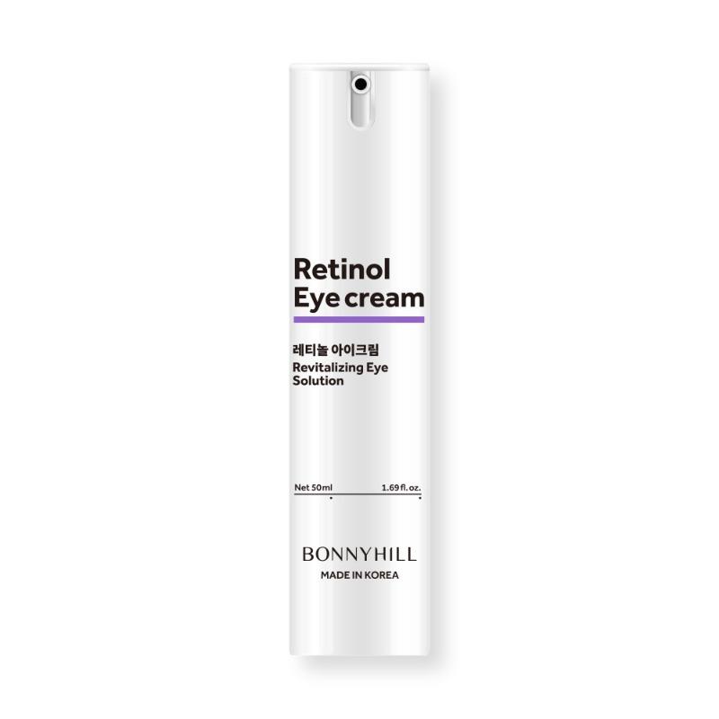 BONNYHILL Krem pod oczy z retinolem 50ml/ Ujędrniający, Rozjaśniający, Przeciwstarzeniowy, Nawilżający, Kosmetyki koreańskie, Kbeauty