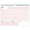 HADIGU Habit Tracker Calendar, (Undated 12 Month) with Spiral Bound and Hanger, A4 Size (8.3"x11.7"), Habit Tracker Journal for Daily Weekly and