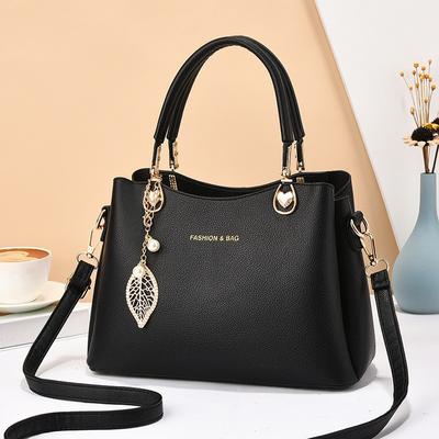 Nuova borsa a mano retrò Tote, grande capacità, alla moda, semplice, generosa, monospalla, da donna