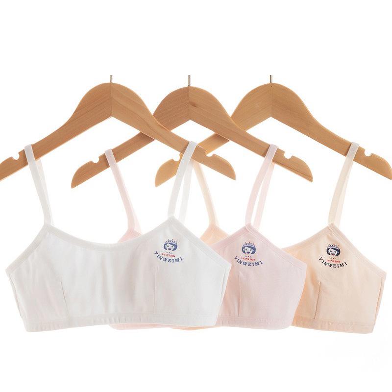 Girls' Pure Cotton Training Bra for School Students - A-Class Tube Top Vest