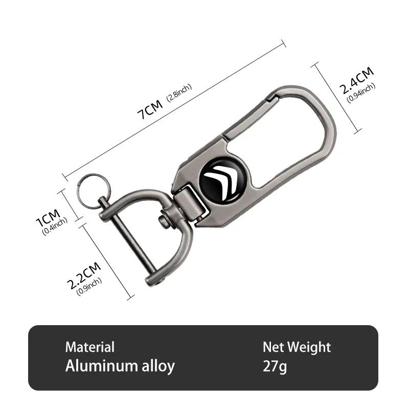 Portachiavi per Auto in Metallo Portachiavi Catena Accessori per Styling Auto Per Citroen Grand Berlingo Jumper Celysee Xsara Picasso Aircross