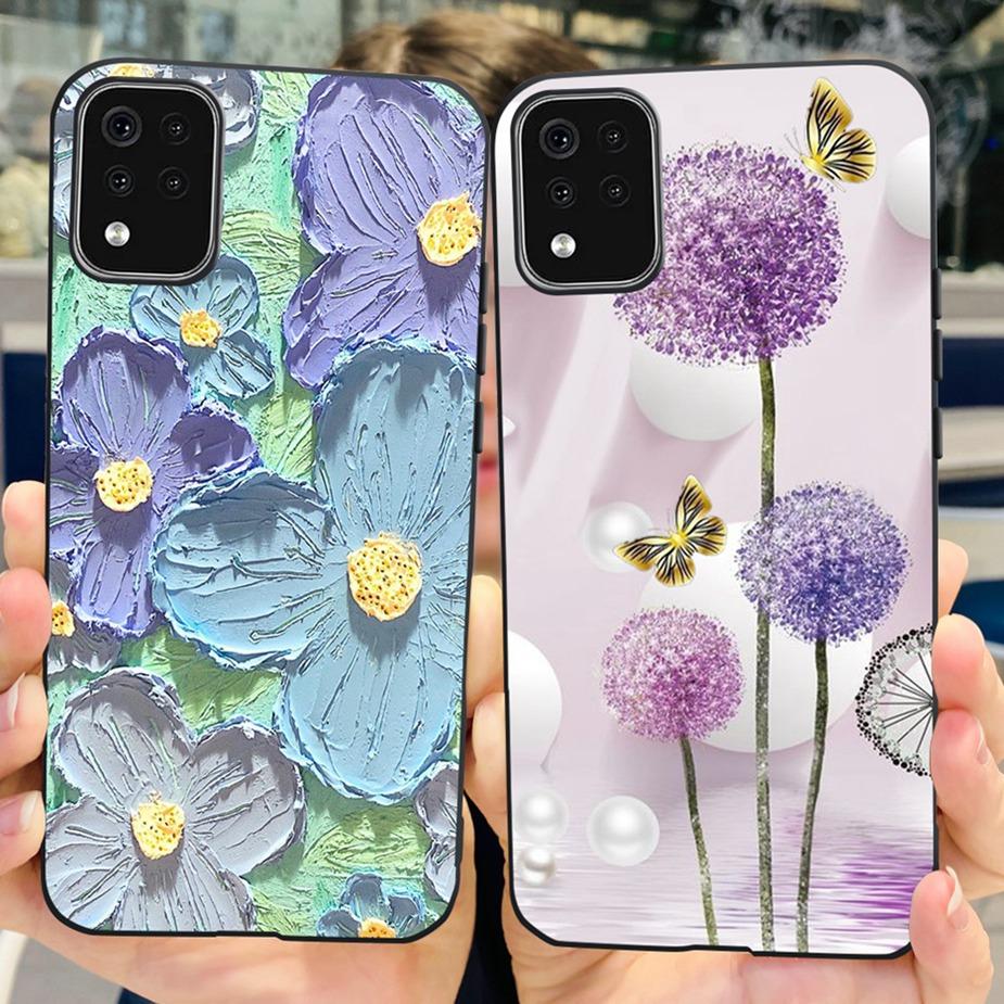 For LG K42 Case LM-K420 LMK420H Cute Fashion Painted Cover Soft Silicone Phone Case For LG K42 K 42 LGK42 Back Cover 6.6'' Coque