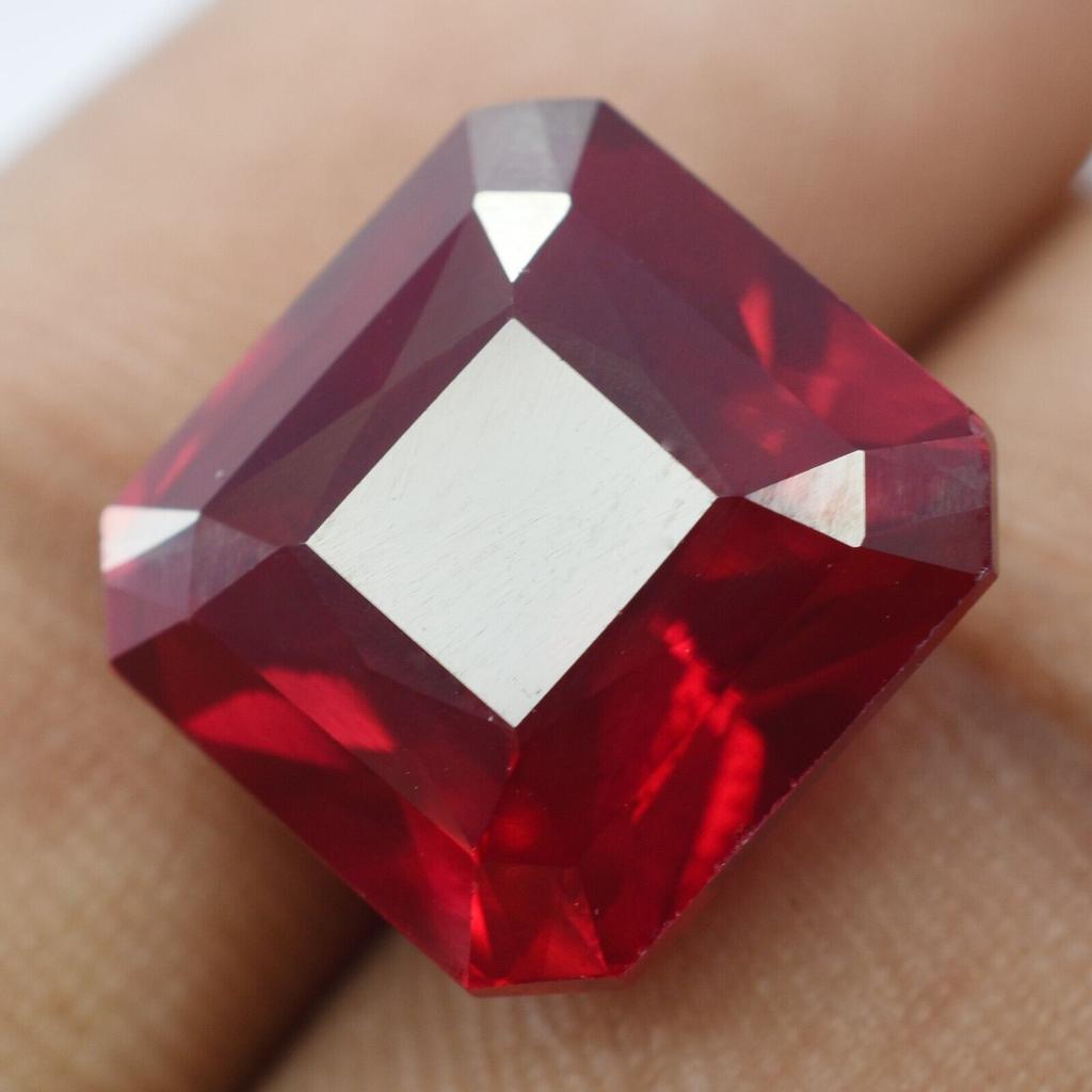 10.56 Ct Natural Stunning Square Shape Blood RED Ruby Loose CERTIFIED Gemstone mmY S-630