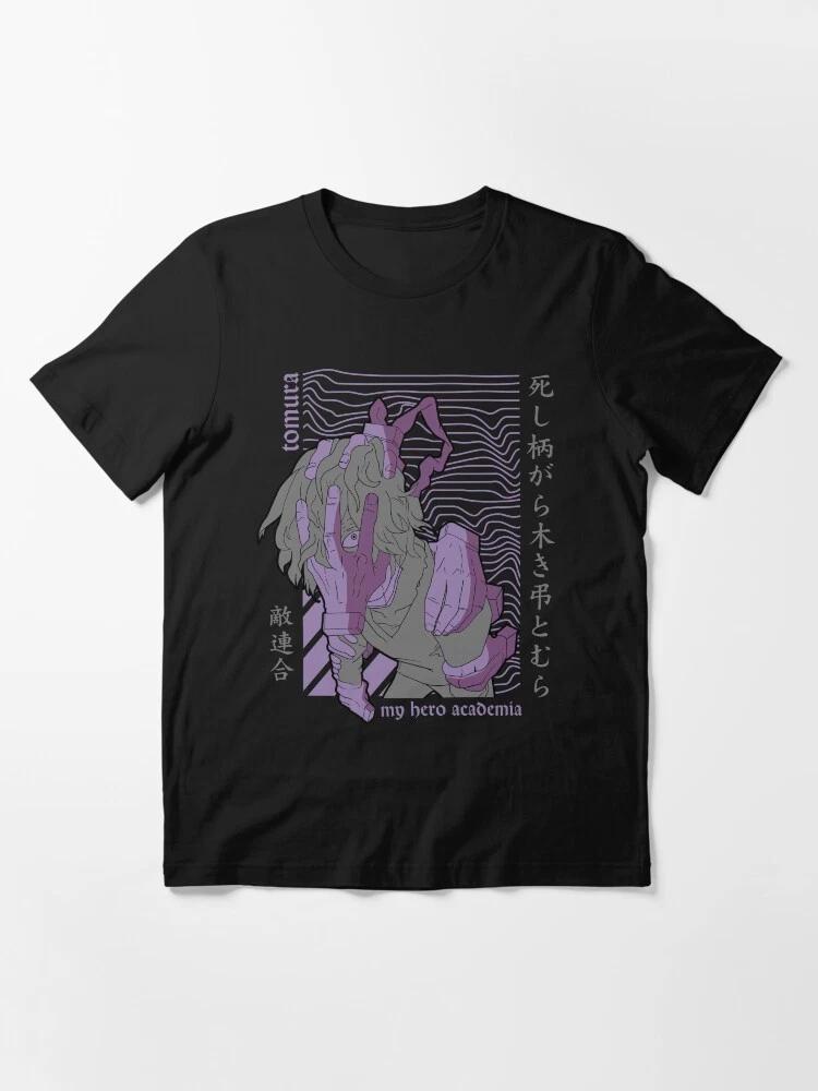 Anime My Hero Academia Tomura Graphic Black Tshirt Size S4XL S
