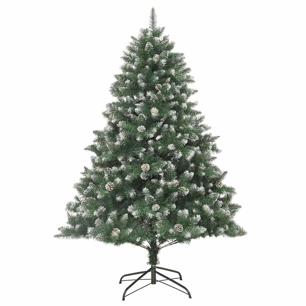 vidaXL Künstlicher Weihnachtsbaum mit Ständer 210 cm PVC