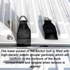Truck Bed Anchor – Quick Tie Down Clip For Ratchet Straps, Cargo Belts & Tie-Downs