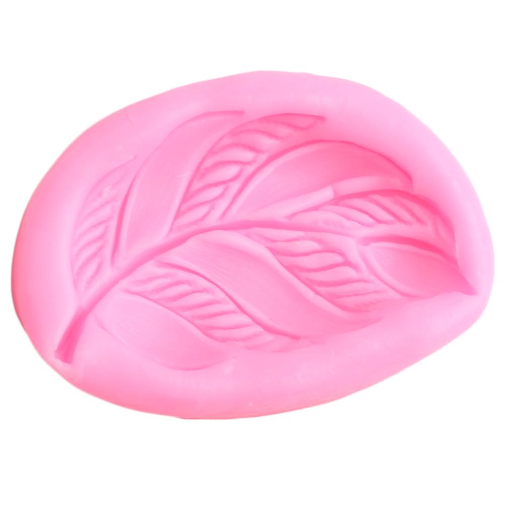 Moule En Silicone En Forme De Feuille Pour Décorations De Gâteaux, Chocolat Ou Argile - Résistant De -40°C à 230°C - Dimensions 5,5 X 4,5 Cm - Facile à Démouler