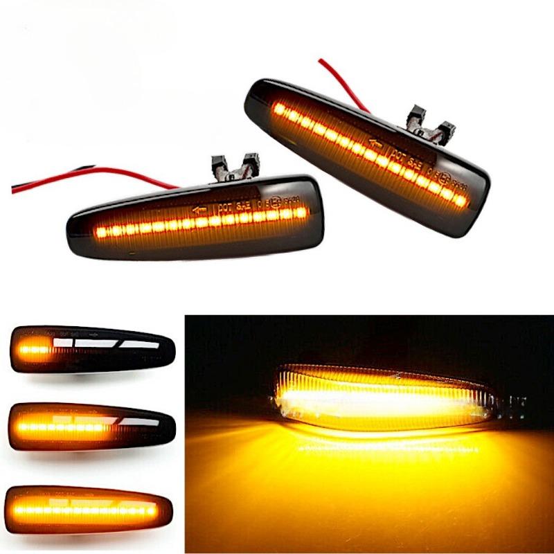 

Подходит для Mitsubishi Outlander Lancer Phantom, светодиодный желтый свет, струящаяся вода, крылья указателя поворота, лампа (Пожалуйста, обратитесь к модели и порядку года)