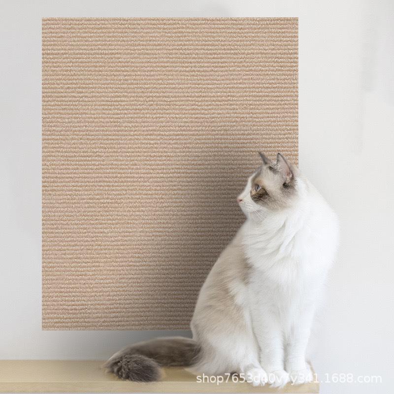 Cat Climbing Wall Pad: Scratch-Resistant, Wear-Resistant, Lint-Free, Multi-Functional Teaser Mat 30cm x 30cm хаки