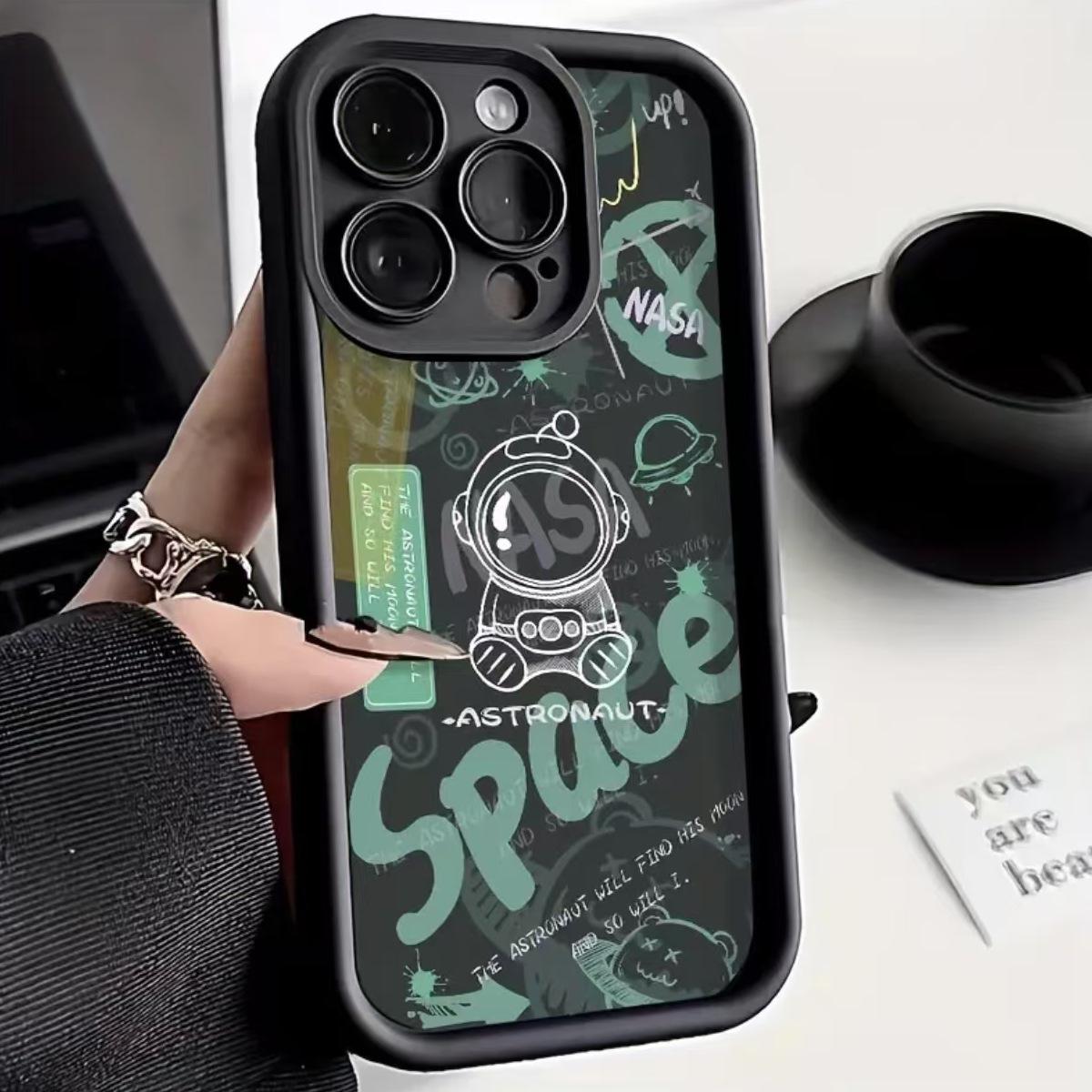 

Космический чехол для телефона астронавта для iPhone 13/14/15/16/17 Pro Max 13