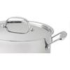 744-24 Chef's Classic Stainless Stockpot with Cover, 6-Quart,Silver