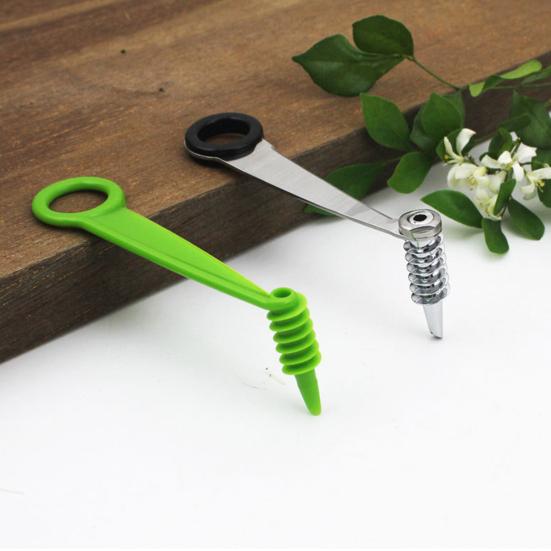 Stainless Steel Vegetable Spiralizer 360 Degrees Rotary Slicer for Cucumber Carrot Potato BPA-Free Ergonomic Handle & Sharp