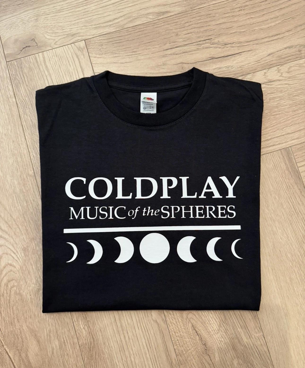 Coldplay - Music of the Spheres Tour T shirt - unofficial unisex oversized XL