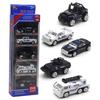 5Pcs 1/64 Diecast Alloy Engineering Racing Military Car Vehicle Model Kids Toy
