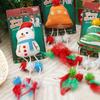 Catnip Toys For Cats Christmas Toys With Feathers, PP Cotton & Catmint Filled, Scratch & Chew Toys For Indoor Kittens & Cats