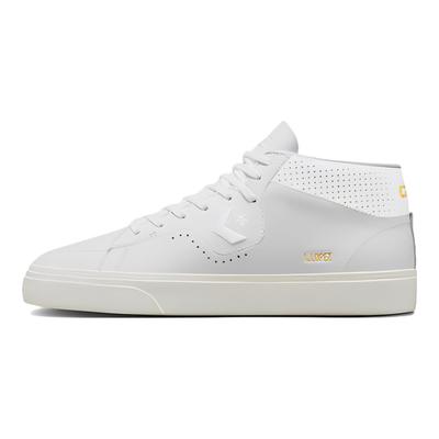 Louie Lopez Pro Mid Mono Leather - White Egret Unisex Sneakers A05090C