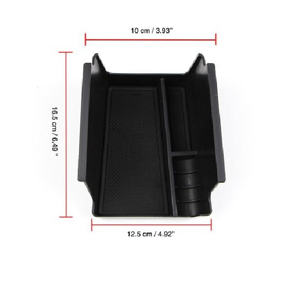 Armrest Storage Box for Ford Mustang 2015 2016 2017 Central Console Glove Tray