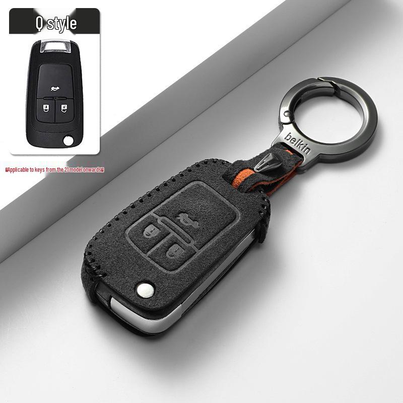 Suede Buick Key Case for Lacrosse, Regal, GL8, Verano, Envision, Encore