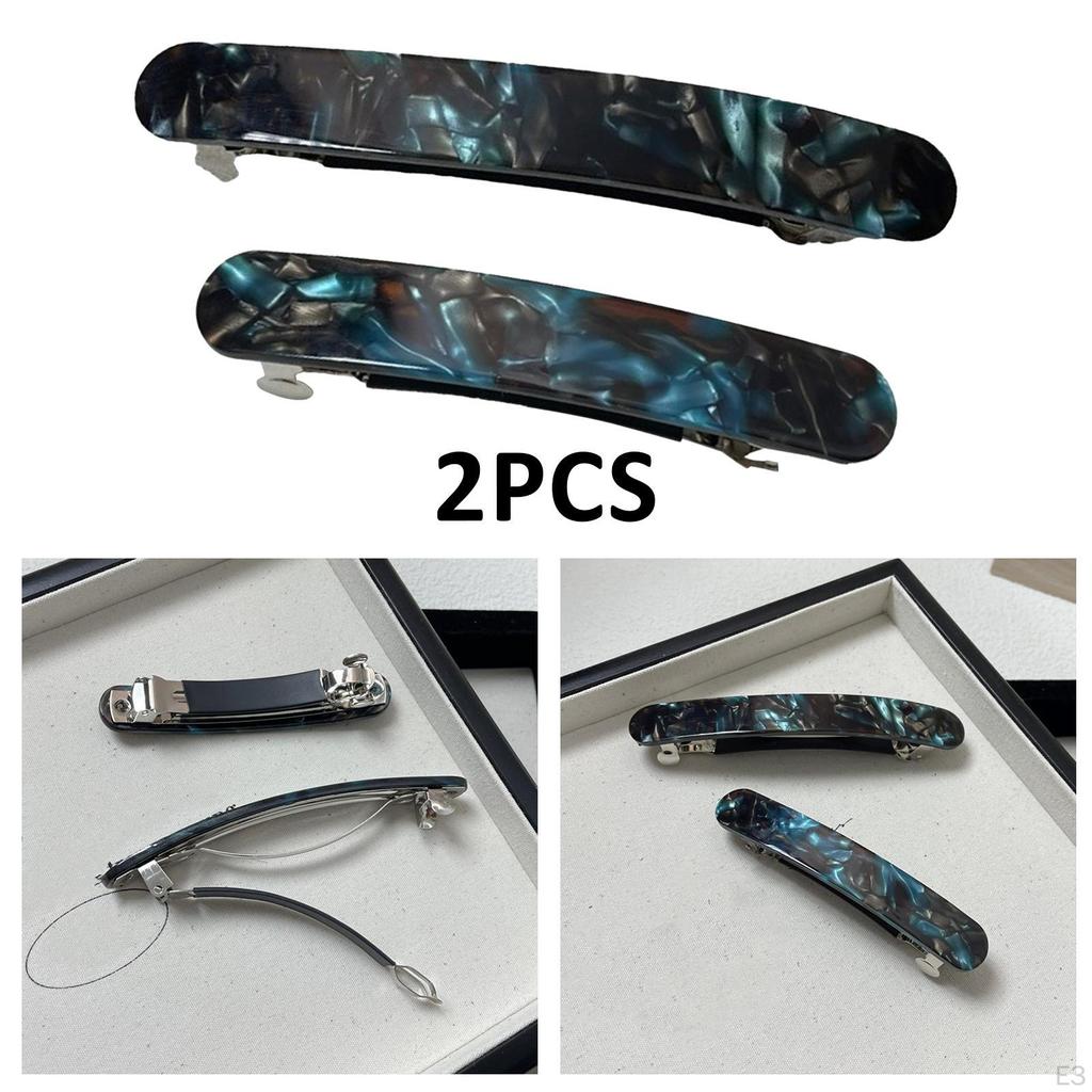 2 sztuki spinek do włosów dla kobiet klasyczne akcesoria acetatowe klamry