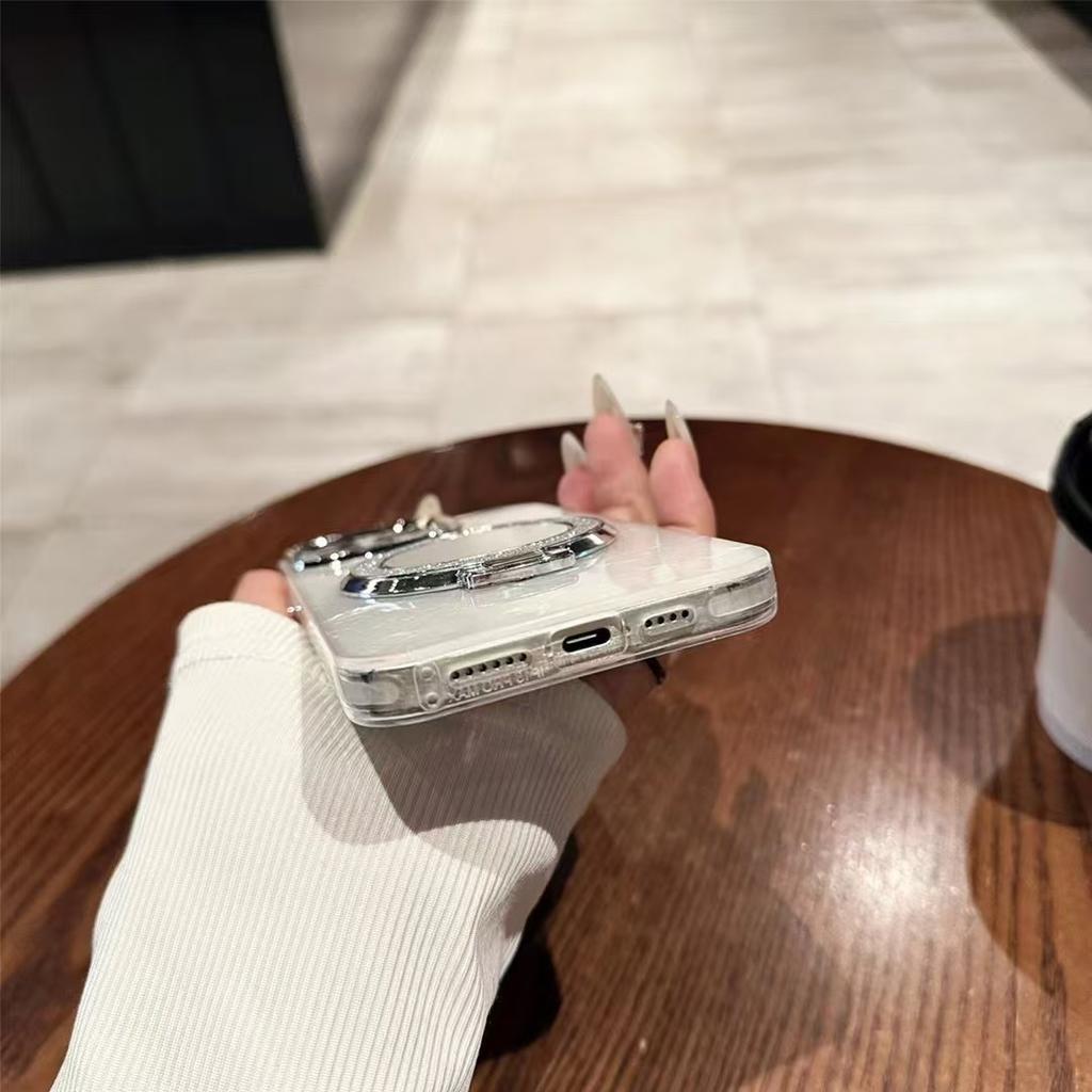 Shell Patterned Strap Holder Phone Case Suitable for iPhone 11/12/13/14/15/16/PRO/PROMAX/PLUS