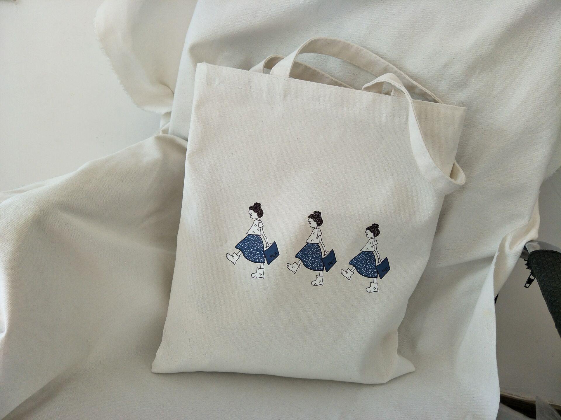 

Женская универсальная сумка через плечо из холста в лесном стиле - большая вместимость, сумка для шопинга и учебы