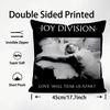 Punk Band J-Joy Division Cushion Cover Comfortable Reversible Pillow Cover Ideal for Car Sofa Bedroom & Beyond