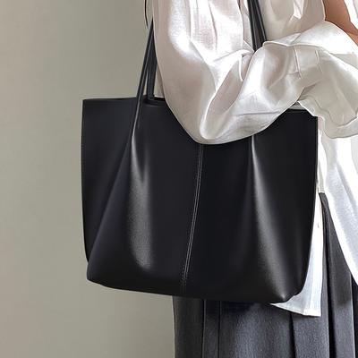 Tote Bag for Women 2025 Autumn Winter New Single Shoulder Genuine Leather High-end Large Capacity Commuter Mother-daughter Bag Handbag