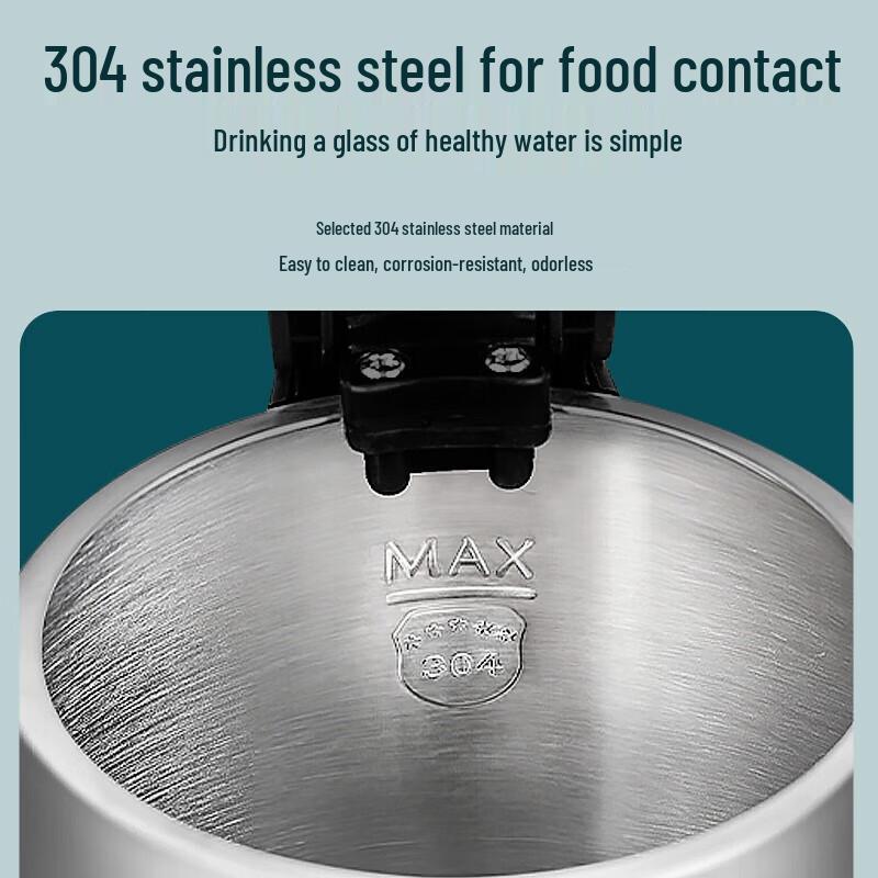 Grelide WKF-318S 2L Stainless Steel Electric Kettle CN plug (adapter included)