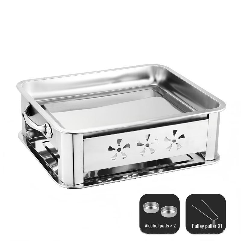 OEING Stainless Steel Grilled Fish Alcohol Stove