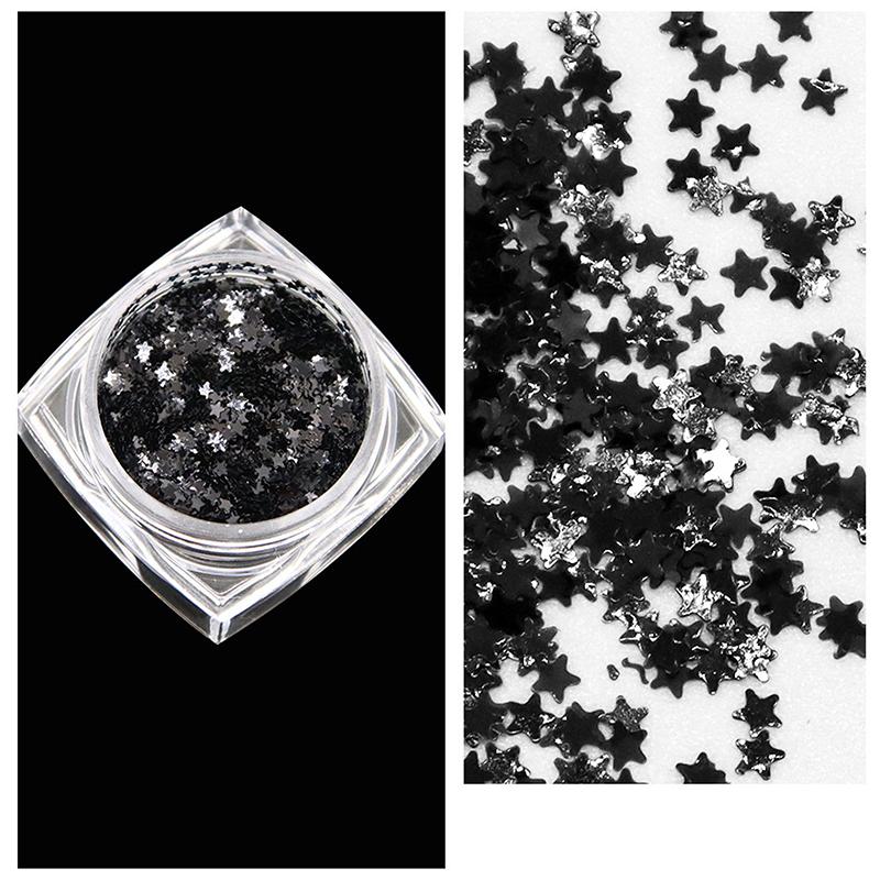 

2 Box Handmade Wearable Nail Materials Diy Decoration Shiny Mini Colorful Star Glitter Nail Accessories