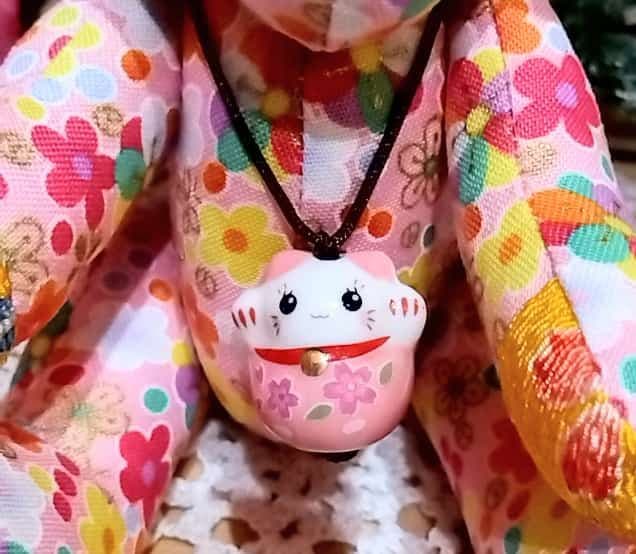 [USED] Hanachiyo-chan Little Bear Teddy Bear Handmade Usagi No Kuma-ya