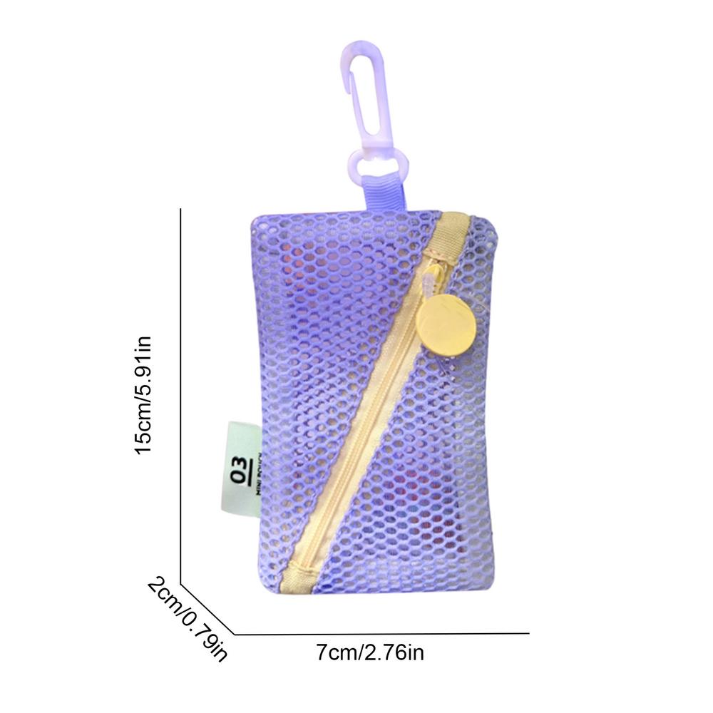 

Сетчатая сумка для хранения макияжа Сетчатый органайзер-косметичка на молнии Портативная косметичка Дорожная сумка для туалетных принадлежностей для косметики